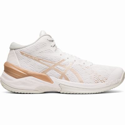 Női Asics Sky Elite FF Mt Röplabda Cipő AS6859720 Fehér